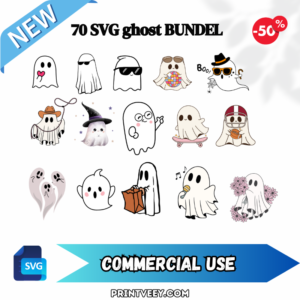 70 SVG ghost BUNDEL