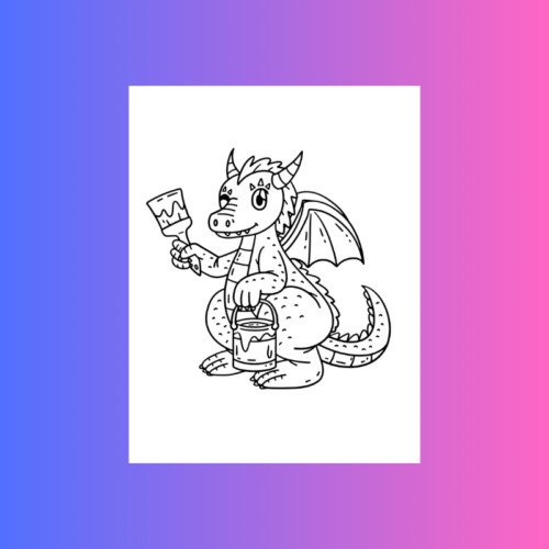 Best 50 Dragon Coloring Pages PDF - Image 3